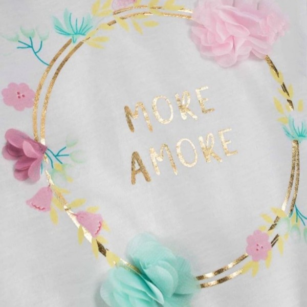 Κοντομάνικη μπλούζα 'More Amore'
