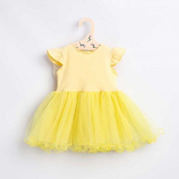 Κίτρινο φόρεμα 'Butterfly'