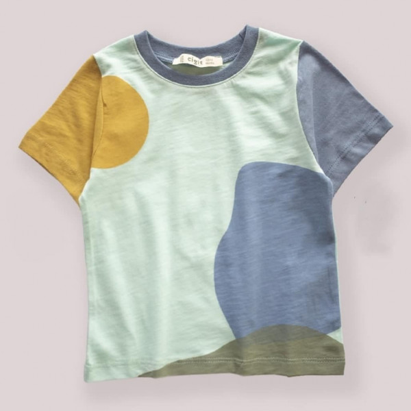Colourful κοντομάνικη μπλούζα